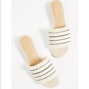 Splendid Baldwyn Striped Slides size 5.5